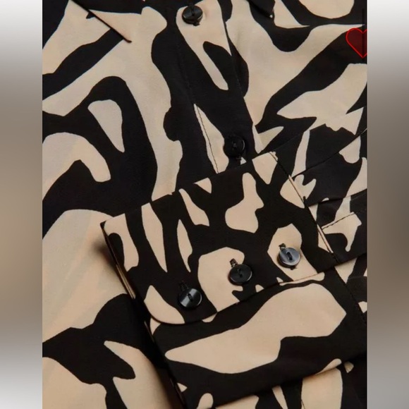 NEW BA&SH gala shirt size M jungle print - Picture 7 of 13